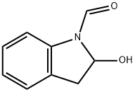 2,3-Dihydro-2-hydroxy-1H-indole-1-carbaldehyde Structure