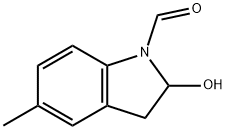 2-Hydroxy-5-methyl-1-indolinecarbaldehyde Structure