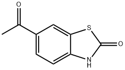 2(3H)-벤조티아졸론,6-아세틸-(9CI) 구조식 이미지