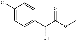 Methyl (4-chlorophenyl)(hydroxy)acetate 구조식 이미지