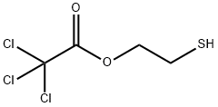 Trichloroacetic acid 2-mercaptoethyl ester Structure