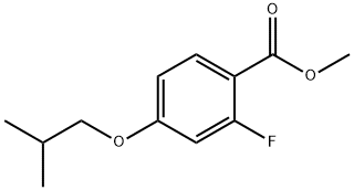 Methyl 2-fluoro-4-(2-methylpropoxy)benzoate Structure
