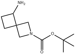 tert-Butyl 5-amino-2-azaspiro[3.3]heptane-2-carboxylate Structure