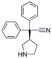 (R)-2,2-diphenyl-2-(pyrrolidin-3-yl)acetonitrile Structure