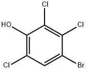 4-bromo-2,3,6-trichlorophenol Structure