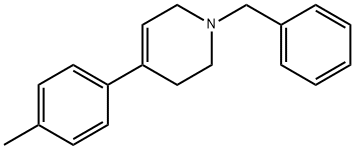 1-Benzyl-4-(4-methylphenyl)tetrahydropyridine 구조식 이미지