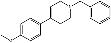 1-Benzyl-4-(4-methoxyphenyl)tetrahydropyridine 구조식 이미지