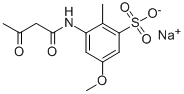 N-Acetoacetcresidine sulfonic acid sodium salt Structure