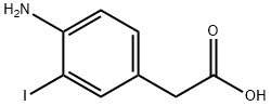 (4-Amino-3-iodophenyl)acetic  acid Structure