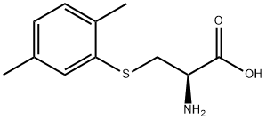 S-(2,5-디메틸벤젠)-L-시스테인 구조식 이미지