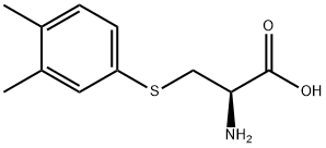 S-(3,4-디메틸벤젠)-L-시스테인 구조식 이미지