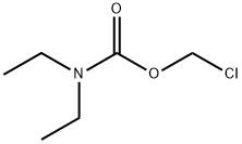 Diethyl-carbaMic Acid ChloroMethyl Ester Structure