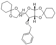3-O-BENZYL-1,2,5,6-DI-O-CYCLOHEXYLIDENE-ALPHA-D-GLUCOFURANOSE Structure