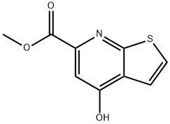 Methyl 4-hydroxythieno[2,3-b]pyridine-6-carboxylate Structure