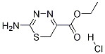 2-아미노-6H-[1,3,4]티아디아진-5-카르복실산에틸에스테르HCl 구조식 이미지