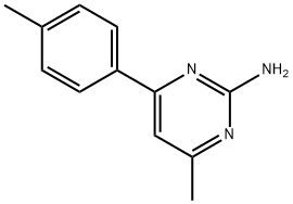 4-METHYL-6-(4-METHYLPHENYL)PYRIMIDIN-2-AMINE Structure