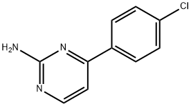 4-(4-CHLOROPHENYL)피리미딘-2-AMINE 구조식 이미지