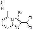 3-BroMo-2-디클로로메틸-5-메틸-이미다조[1,2-a]피리딘염산염 구조식 이미지