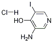 3-AMino-5-iodo-pyridin-4-ol염산염 구조식 이미지