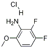 2,3-디플루오로-6-메톡시-페닐라민염산염 구조식 이미지