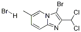 3-브로모-2-디클로로메틸-6-메틸-이미다조[1,2-a]피리딘하이드로브로마이드 구조식 이미지