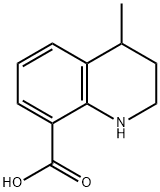 4-메틸-1,2,3,4-테트라히드로퀴놀린-8-카르복실산 구조식 이미지