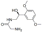 Acetamide, 2-amino-N-[2-(2,5-dimethoxyphenyl)-2-hydroxyethyl]-, (S)- Structure