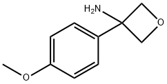 3-(4-Methoxyphenyl)oxetan-3-amine Structure