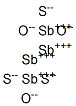 Antimony oxide sulfide Structure