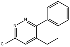 6-CHLORO-4-ETHYL-3-PHENYL-PYRIDAZINE Structure
