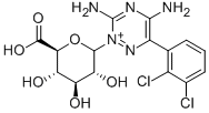 Lamotrigine N2-Glucuronide Structure