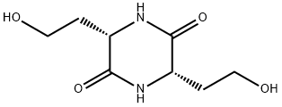 (L)-3,6-Bis(-hydroxyethyl)-2,5-diketopiperazine Structure