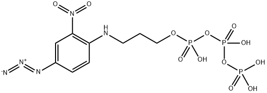 2-((4-azido-2-nitrophenyl)amino)propyl triphosphate Structure