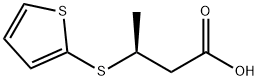 (3S) -3- (2-тиенилтио) бутановая кислота структурированное изображение