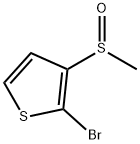 Thiophene, 2-bromo-3-(methylsulfinyl)- Structure