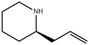 Piperidine, 2-(2-propenyl)-, (R)- (9CI) Structure