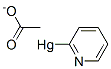 PYRIDYLMERCURICACETATE Structure