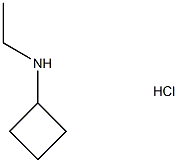 N-Ethylcyclobutanamine hydrochloride Structure