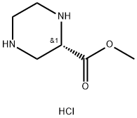 (S)-METHYL PIPERAZINE-2-CARBOXYLATE 2HCL 구조식 이미지
