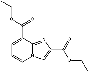 IMidazo[1,2-a]pyridine-2,8-dicarboxylic acid, 2,8-diethyl ester Structure