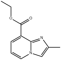 IMidazo[1,2-a]pyridine-8-carboxylic acid, 2-Methyl-, ethyl ester Structure