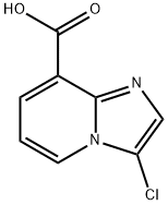 3-클로로이미다조[1,2-a]피리딘-8-카르복실산 구조식 이미지