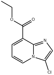 ethyl 3-chloroimidazo[1,2-a]pyridine-8-carboxylate 구조식 이미지