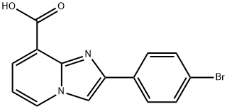 2-(4-Bromophenyl)imidazo[1,2-a]pyridine-8-carboxylic acid Structure