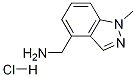 (1-Methyl-1H-indazol-4-yl)MethanaMine hydrochloride 구조식 이미지