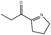 propionylpyrroline,2-propionyl-1-pyrroline Structure