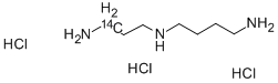 SPERMIDINE-8-14C TRIHYDROCHLORIDE Structure