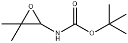 Carbamic acid, (3,3-dimethyloxiranyl)-, 1,1-dimethylethyl ester (9CI) Structure