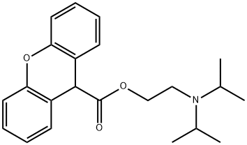 2-[(диизопропил)амино]этил-9H-ксантен-9-карбоксилат структурированное изображение