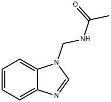아세트아미드,N-(1H-벤즈이미다졸-1-일메틸)-(9CI) 구조식 이미지